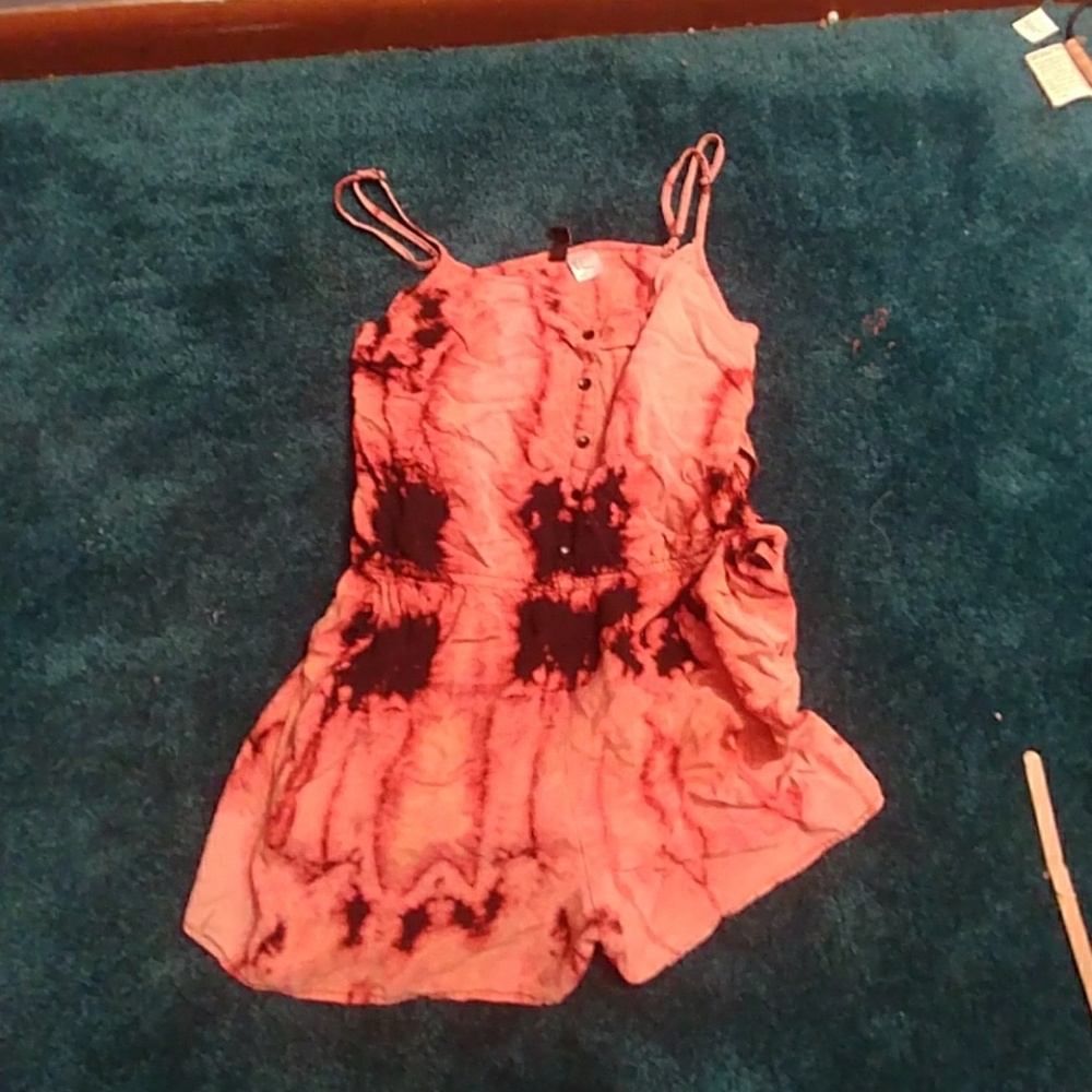 Jumper pink and black tie dye